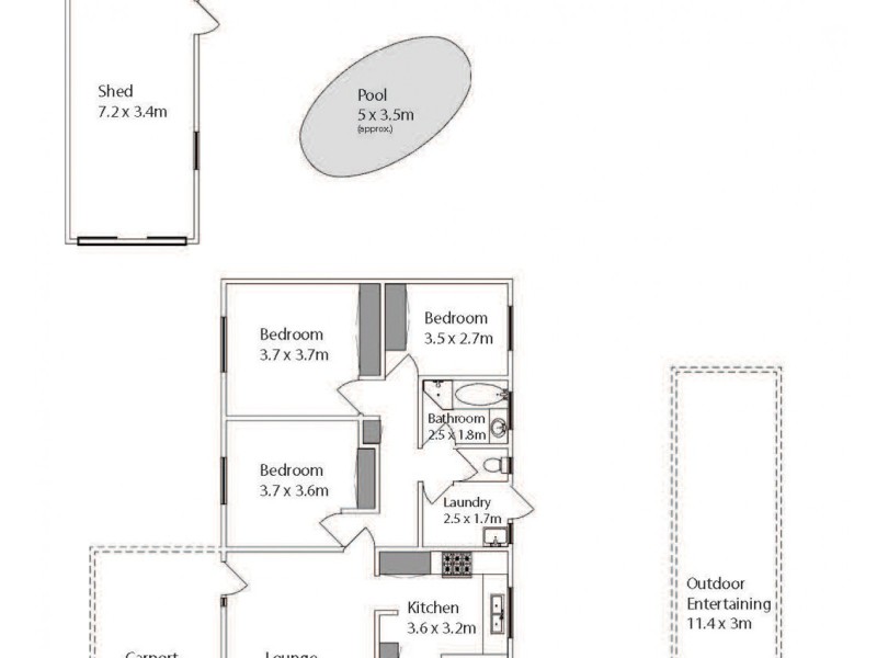 6 Teal Drive, Mildura VIC 3500 Floorplan