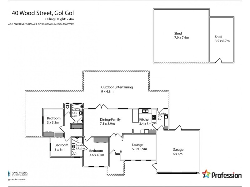 40 Wood Street, Gol Gol NSW 2738 Floorplan