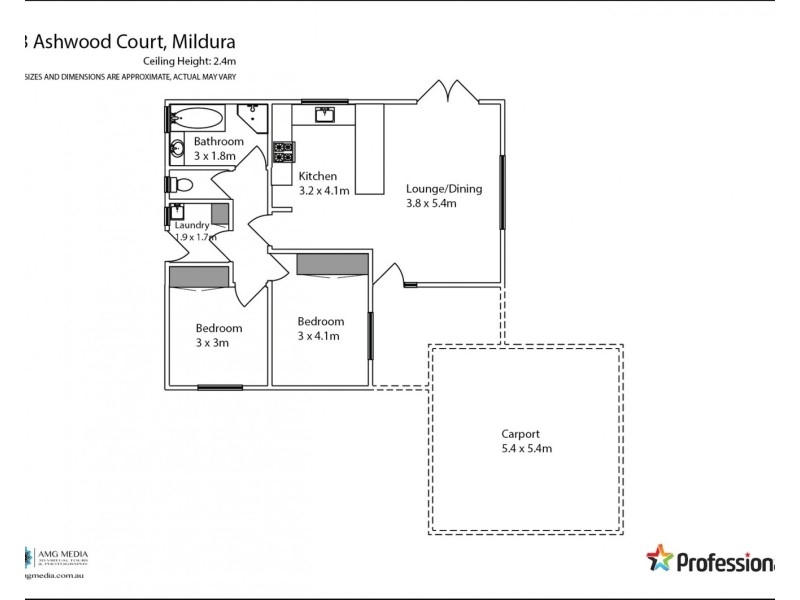 13 Ashwood Court, Mildura VIC 3500 Floorplan