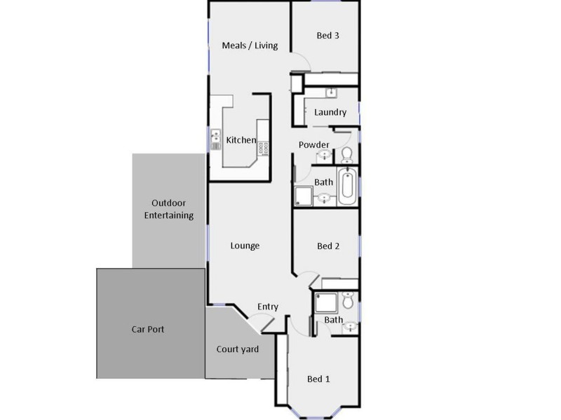 224 Benetook Avenue, Mildura VIC 3500 Floorplan