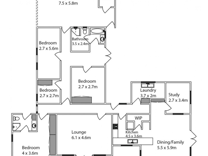 3150 Kulkyne Way, Colignan VIC 3494 Floorplan