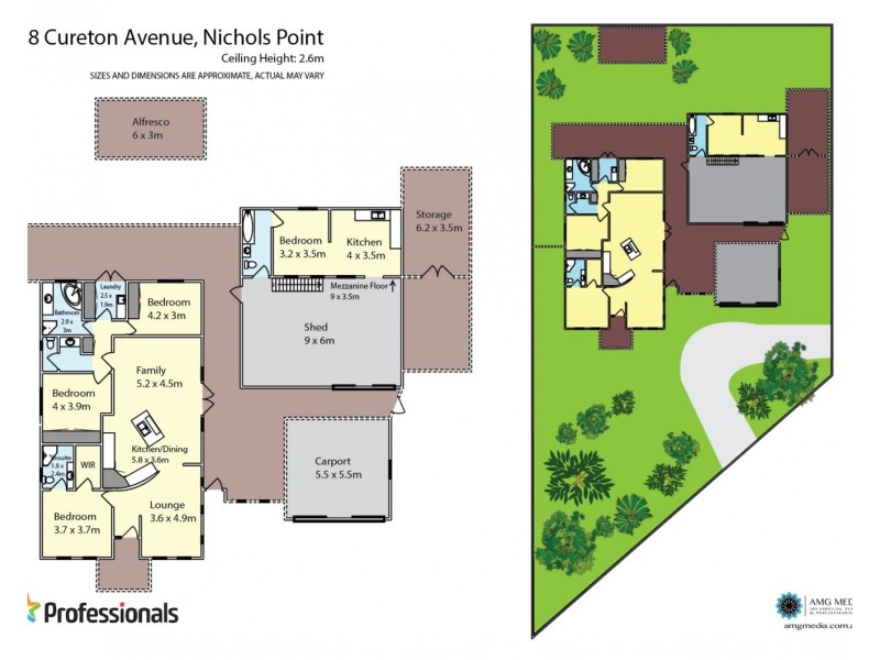658 Cureton Avenue, Nichols Point VIC 3501 Floorplan