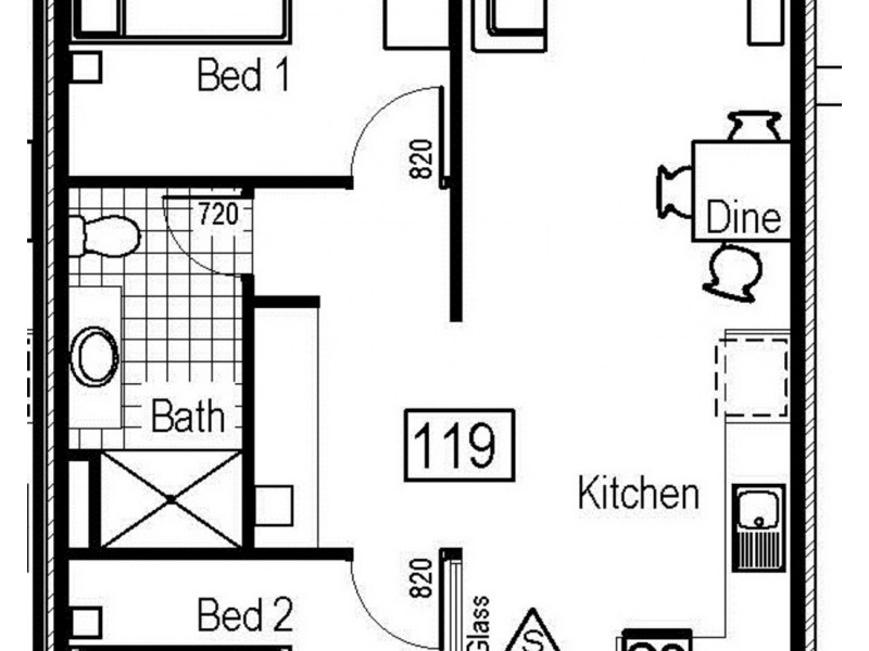 119/149-157 Thirteenth Street, Mildura VIC 3500 Floorplan