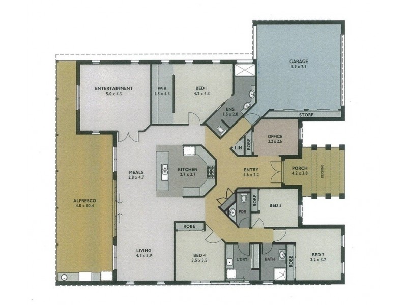 11 Rita Drive, Mildura VIC 3500 Floorplan