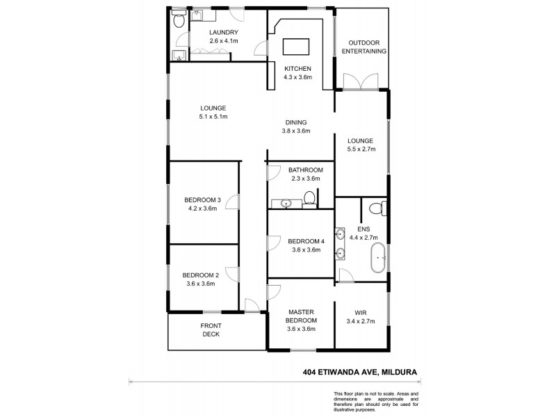 404 Etiwanda Avenue, Mildura VIC 3500 Floorplan