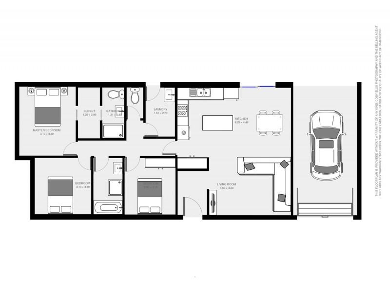 Unit 1/41 Leicester Street, Mildura VIC 3500 Floorplan