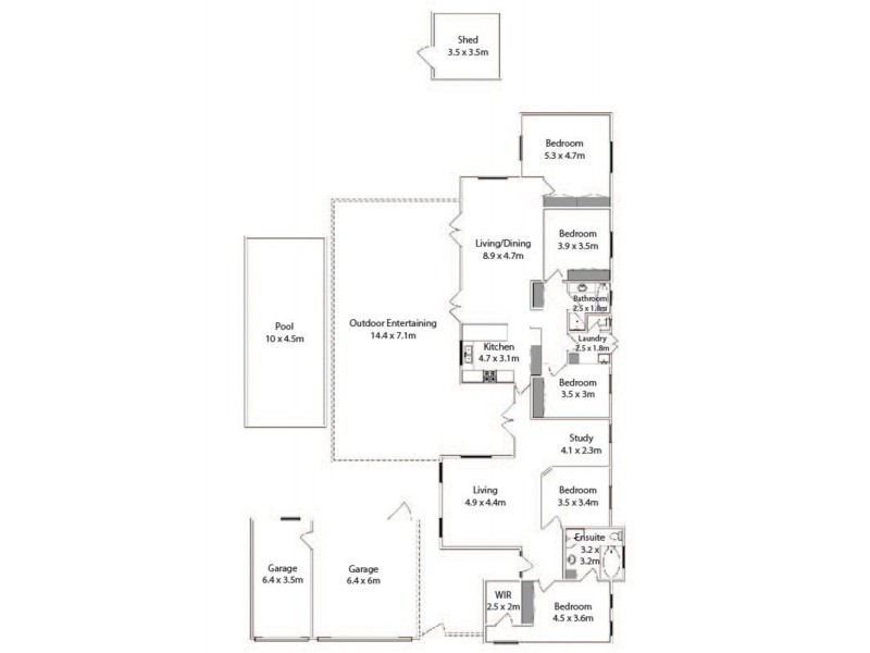 909 Fifteenth Street, Mildura VIC 3500 Floorplan