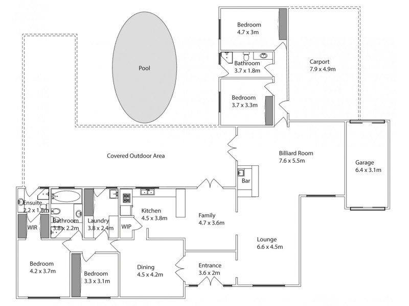 1a Walnut Court, Mildura VIC 3500 Floorplan