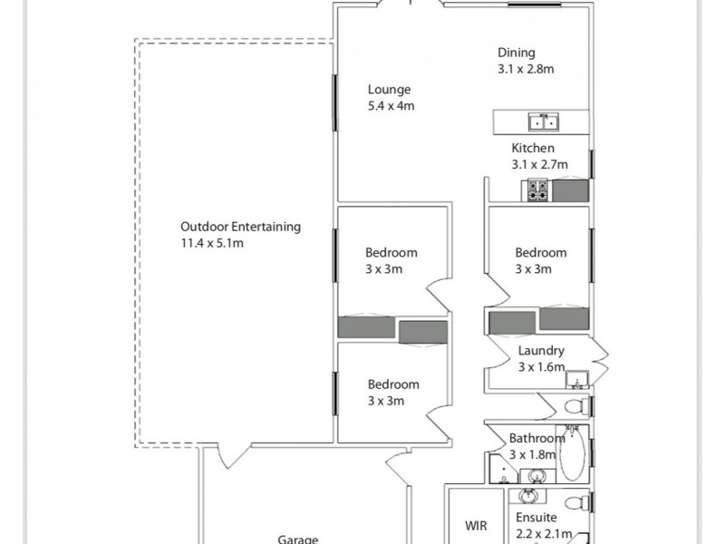 8 Chardonnay Drive, Mildura VIC 3500 Floorplan