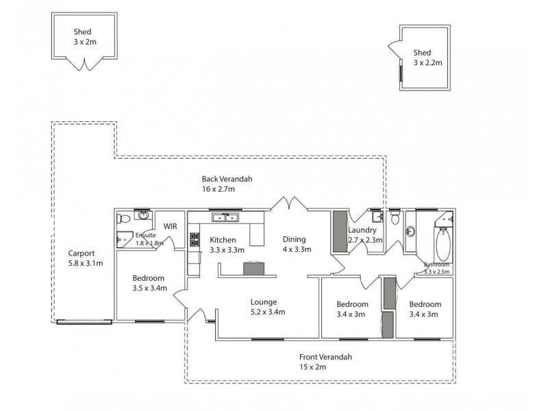 6 Tanduanat Court, Mildura VIC 3500 Floorplan