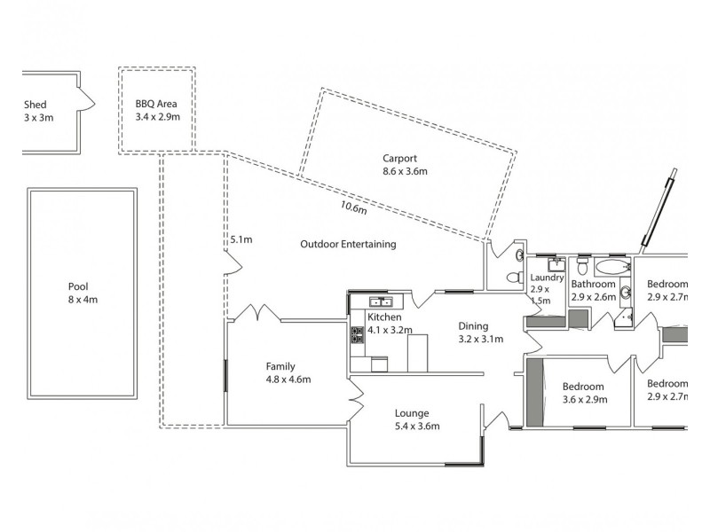 2 Myall Place, Mildura VIC 3500 Floorplan