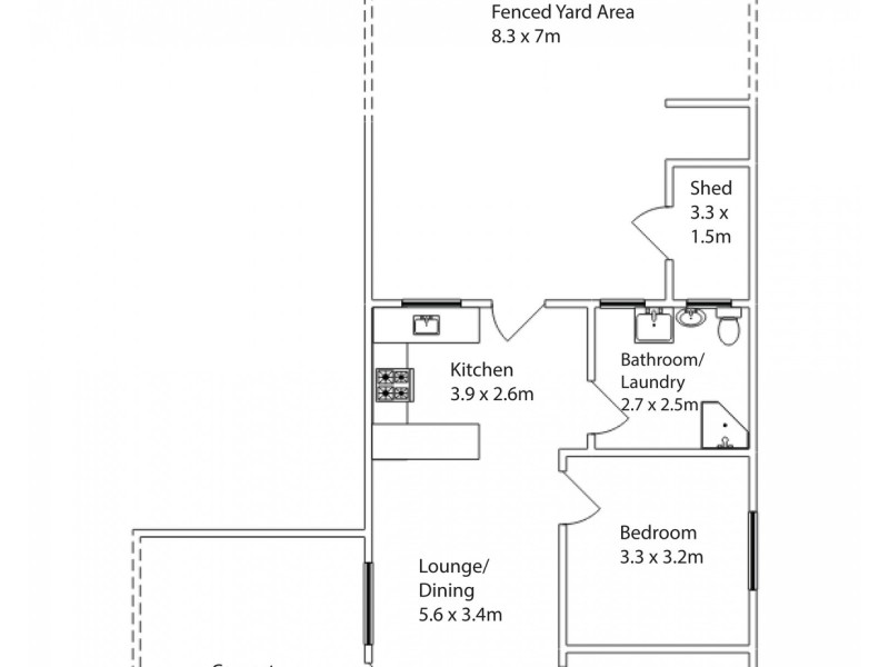 1/248 Tenth Street, Mildura VIC 3500 Floorplan