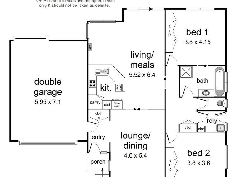 2/73 Cardigan Road, Mooroolbark VIC 3138 Floorplan