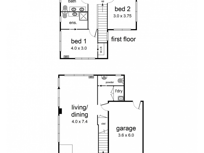 2/17 Morelle Court, Mooroolbark VIC 3138 Floorplan