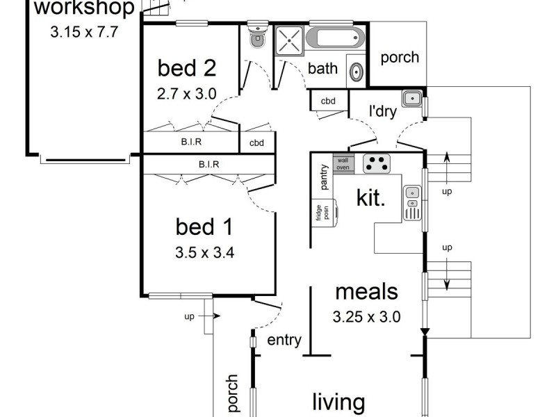 3/63 Surrey Road East, Croydon VIC 3136 Floorplan
