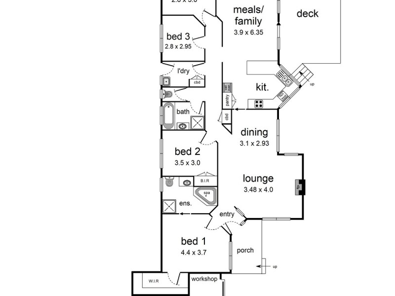 3 The Circuit, Lilydale VIC 3140 Floorplan