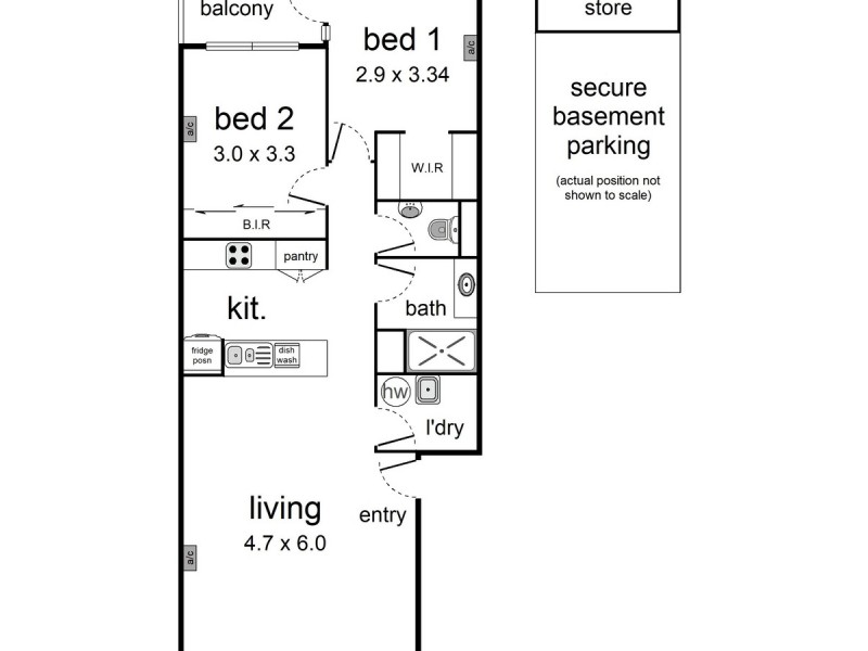 107/1a Highmoor Avenue, Bayswater VIC 3153 Floorplan