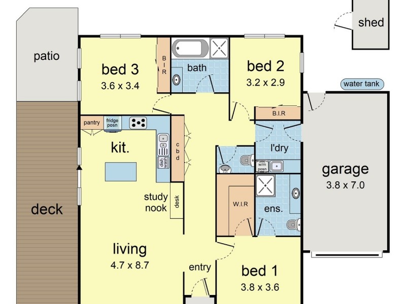 5 Pope Court, Mooroolbark VIC 3138 Floorplan