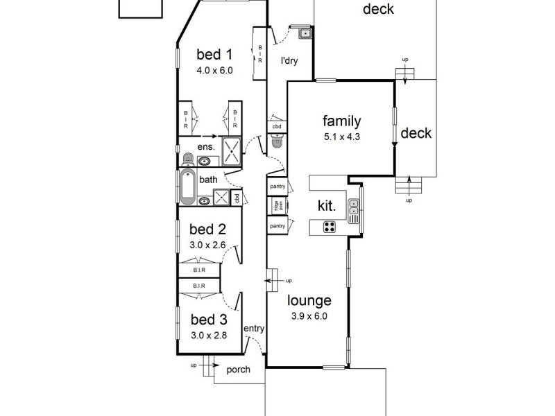 3 Landara Court, Mooroolbark VIC 3138 Floorplan