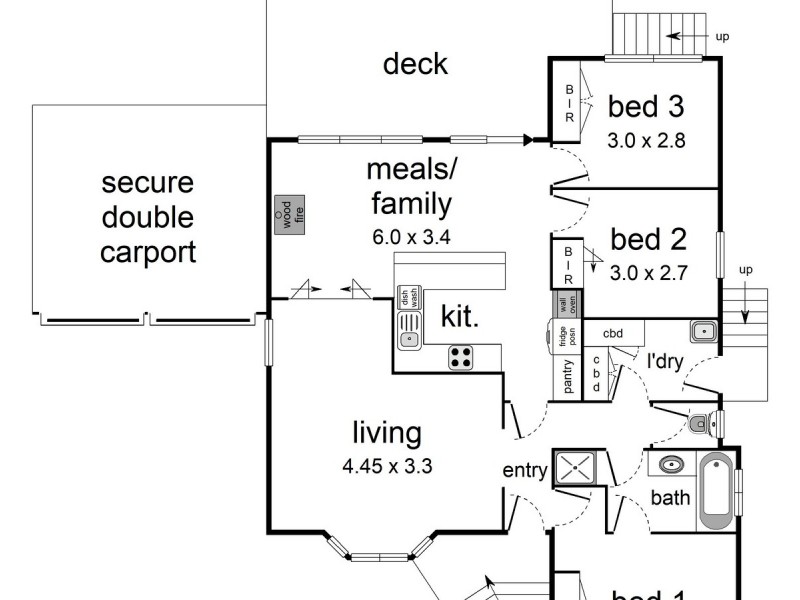 2 Gould Place, Mooroolbark VIC 3138 Floorplan