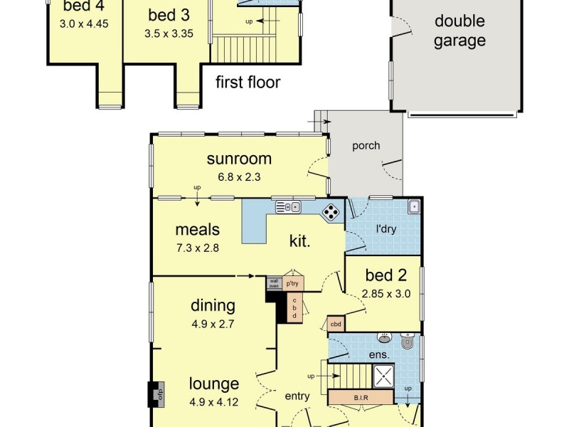 76-78 Bonnie View Road, Croydon North VIC 3136 Floorplan