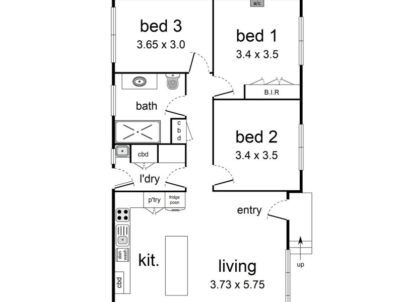 19 Dunoon Street, Mooroolbark VIC 3138 Floorplan