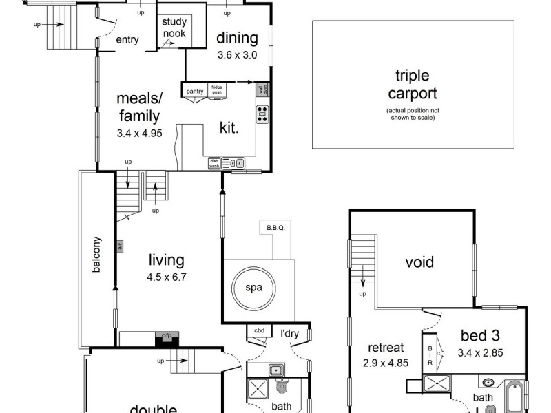 1 Fernleigh Drive, Mooroolbark VIC 3138 Floorplan
