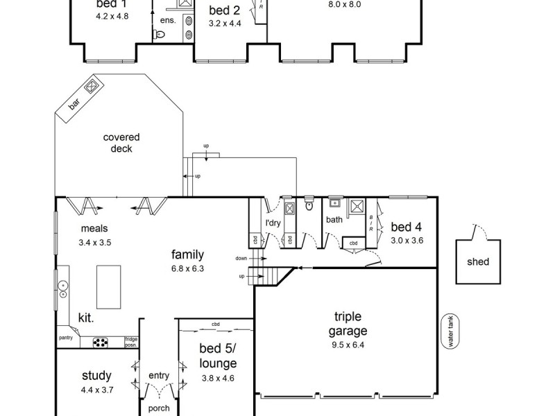 165 Cardigan Road, Mooroolbark VIC 3138 Floorplan