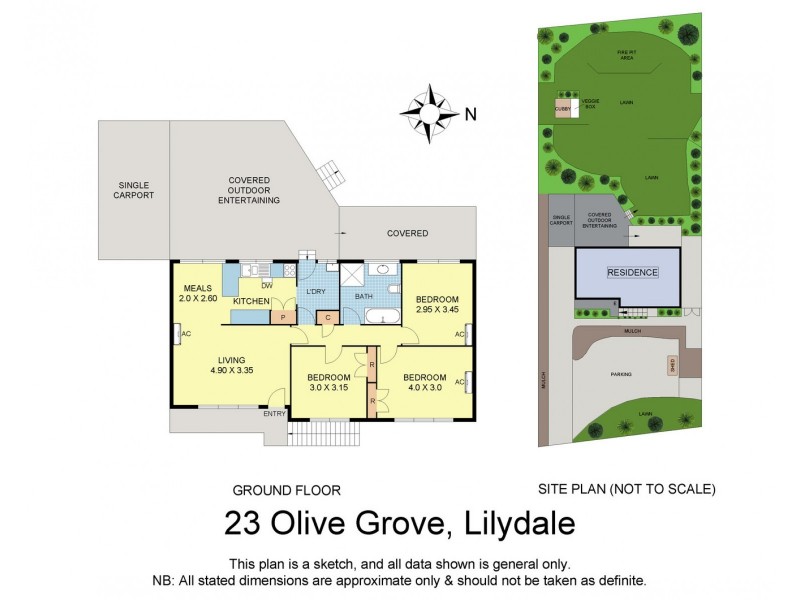 23 Olive Grove, Lilydale VIC 3140 Floorplan