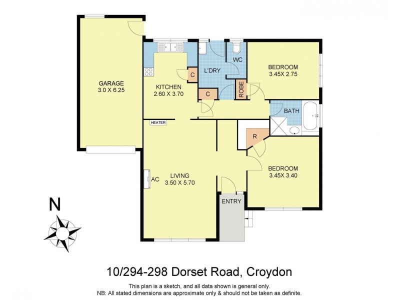 10/294-298 Dorset Road, Croydon VIC 3136 Floorplan