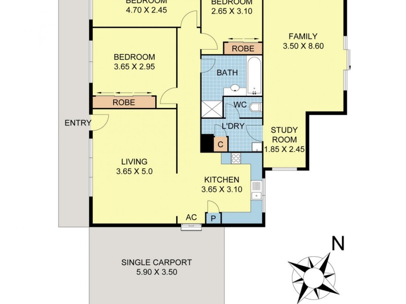 55 Cardigan Road, Mooroolbark VIC 3138 Floorplan