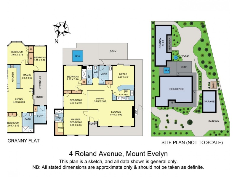 4 Roland Avenue, Mount Evelyn VIC 3796 Floorplan