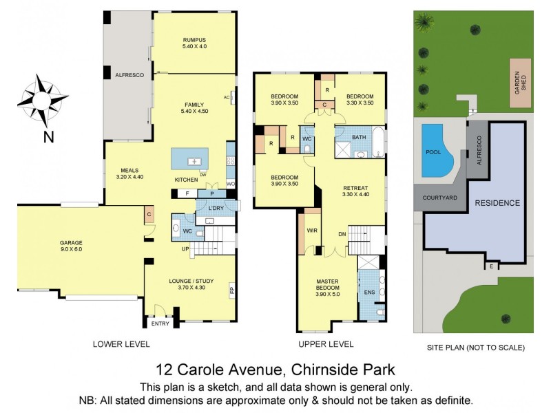 12 Carole Avenue, Chirnside Park VIC 3116 Floorplan