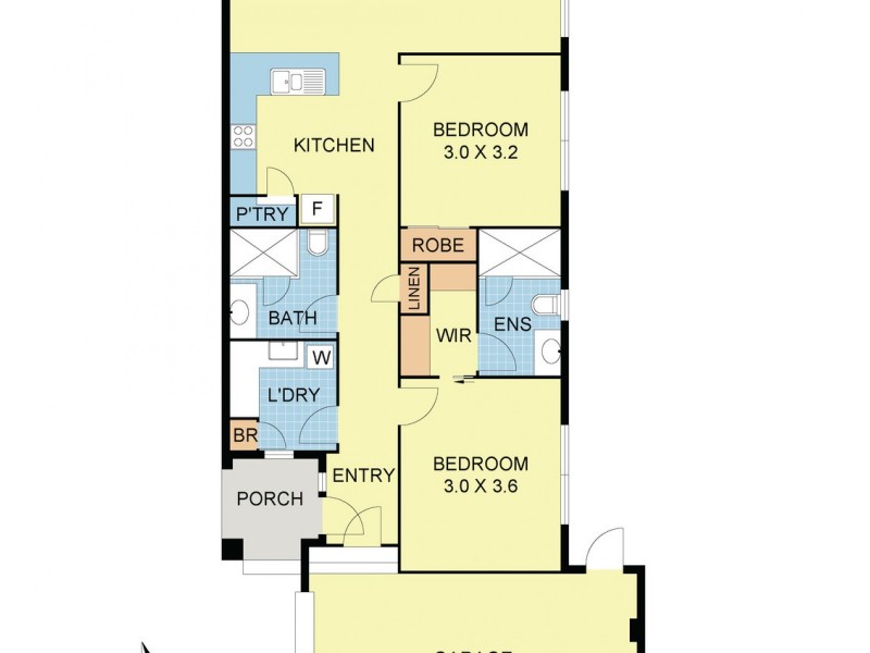 2/38 Beresford Road, Lilydale VIC 3140 Floorplan