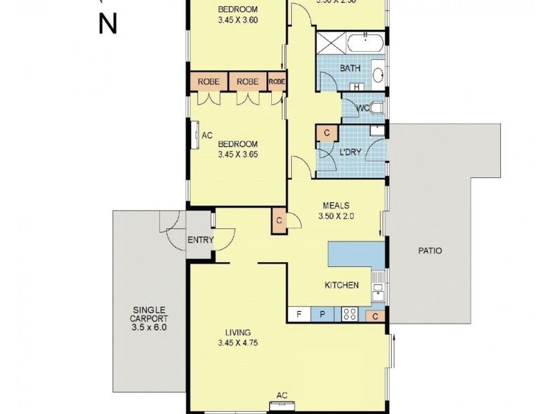 1/32 Jacaranda Avenue, Kilsyth VIC 3137 Floorplan
