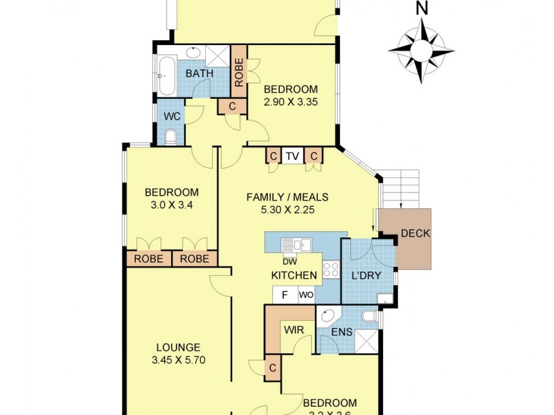 1/7 Orient Avenue, Mitcham VIC 3132 Floorplan