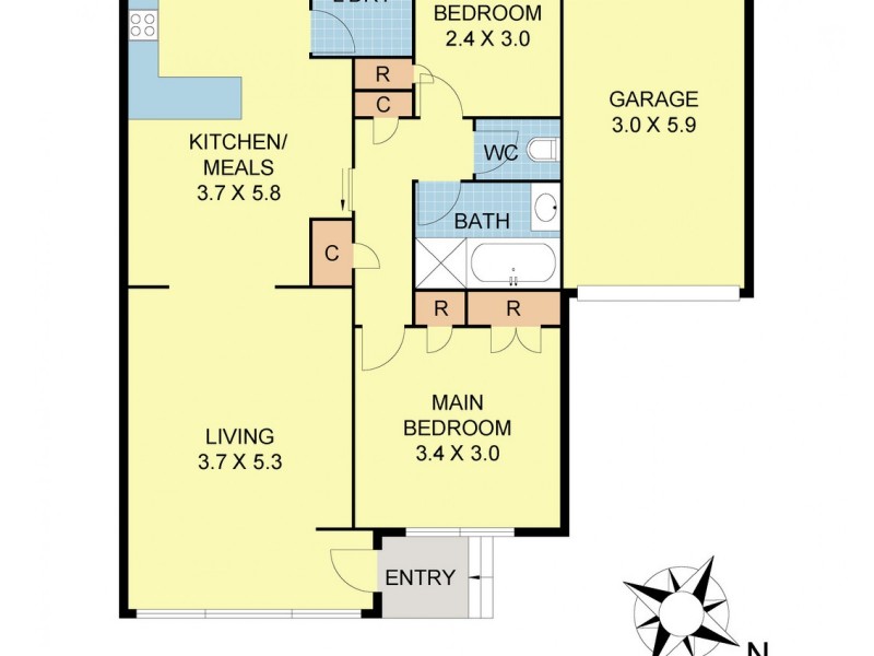 3/21-23 Freeman Street, Ringwood East VIC 3135 Floorplan