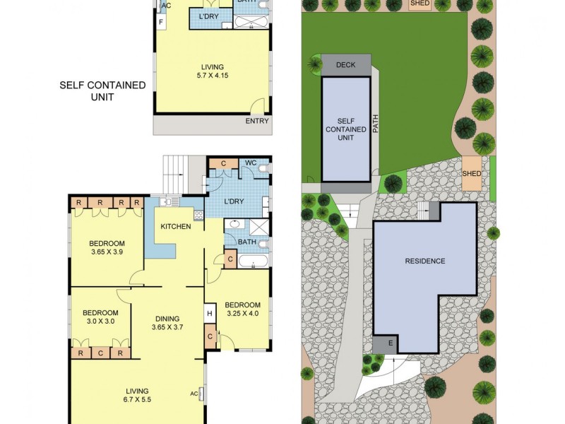 80 & 80a York Road, Mount Evelyn VIC 3796 Floorplan