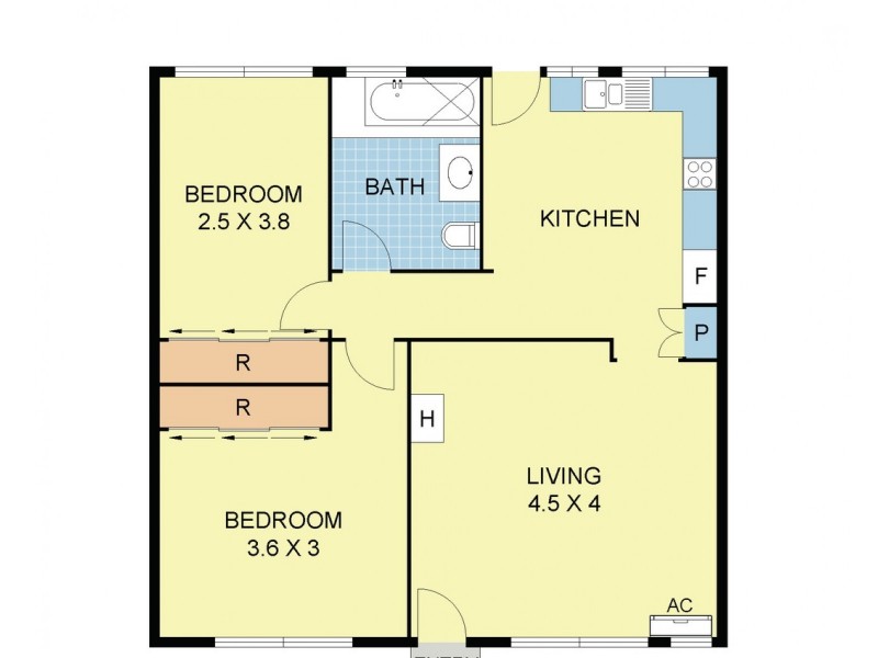 2/6 Stirling Road, Croydon VIC 3136 Floorplan