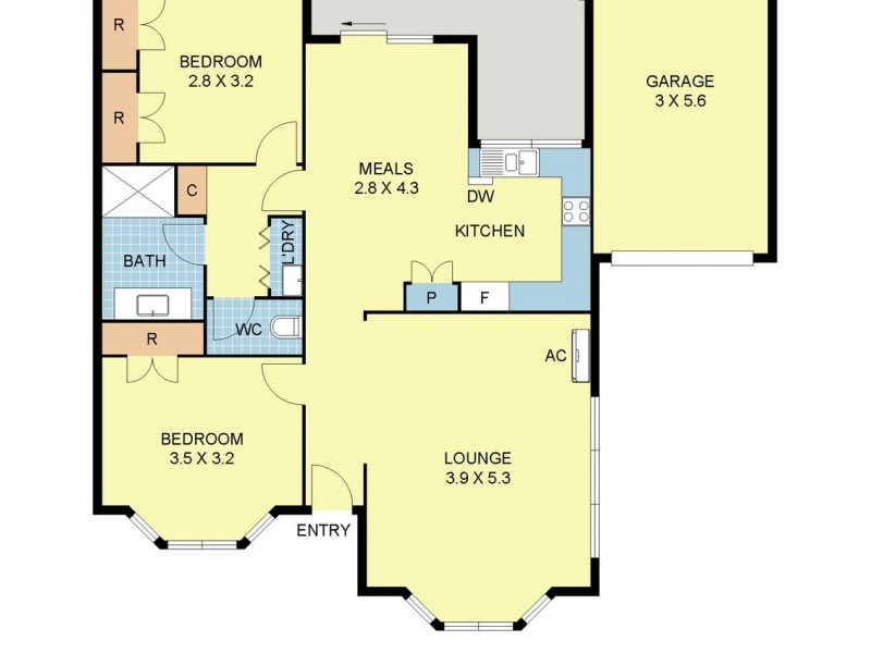 2/26 Haig Street, Croydon VIC 3136 Floorplan