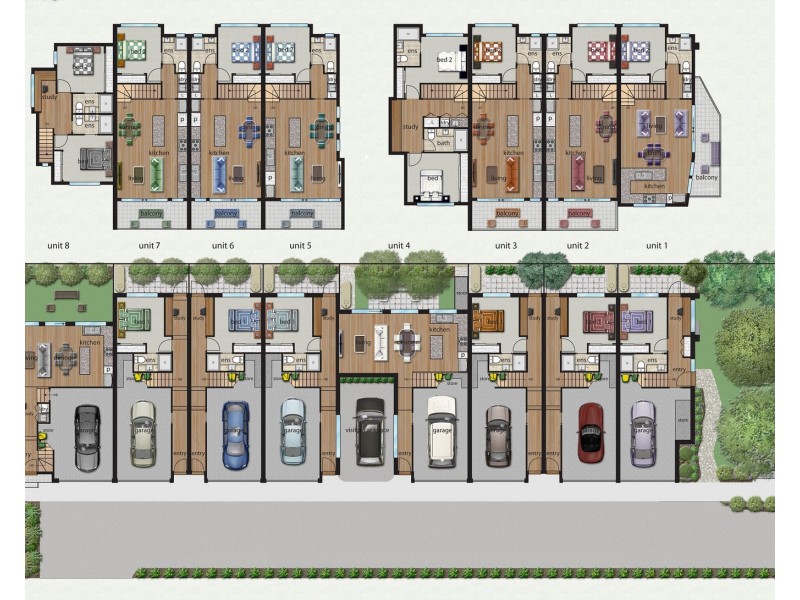1, 2 & 4/13 Nicholas Street, Lilydale VIC 3140 Floorplan