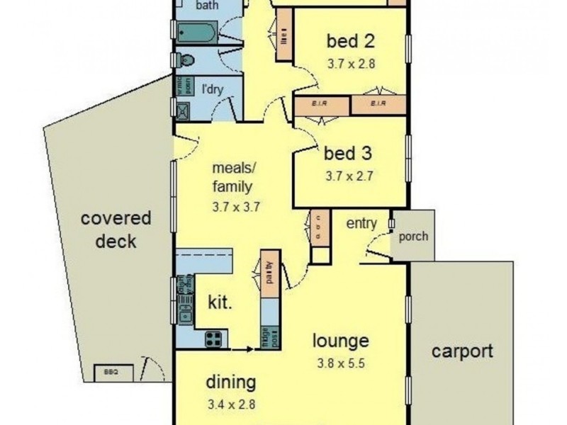 67 Diane Crescent, Croydon VIC 3136 Floorplan