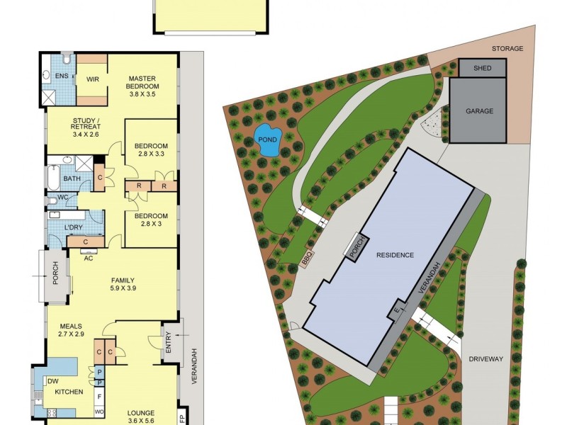 22 Narr Maen Drive, Croydon Hills VIC 3136 Floorplan