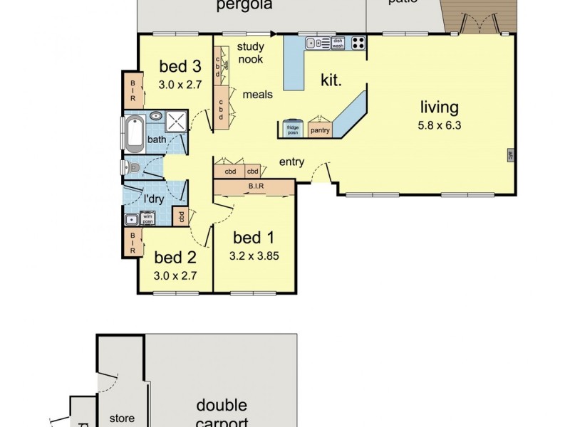 22 Bristol Crescent, Lilydale VIC 3140 Floorplan