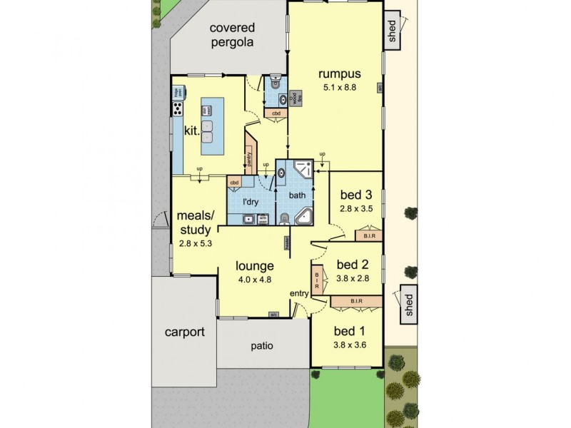 109 Taylor Road, Mooroolbark VIC 3138 Floorplan