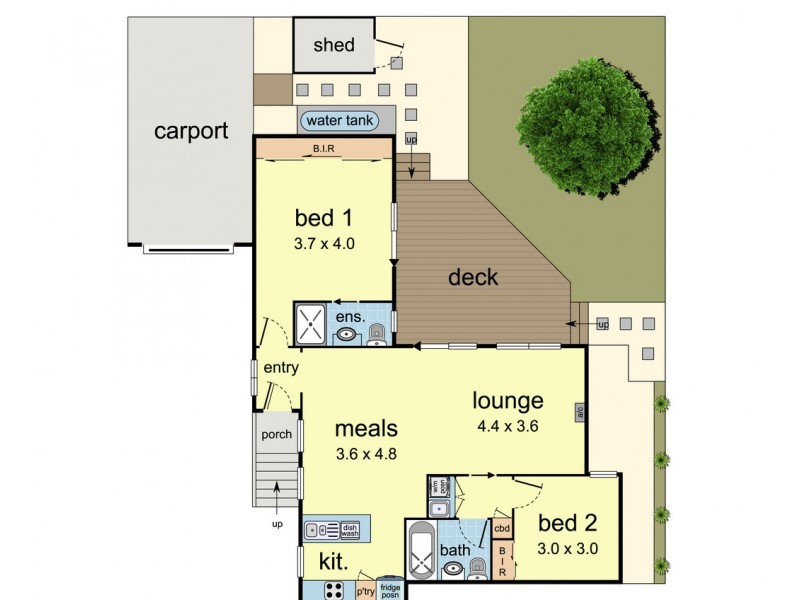 4/11 Cameron Road, Croydon VIC 3136 Floorplan