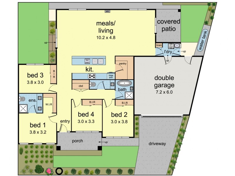 1 Dennis Court, Mooroolbark VIC 3138 Floorplan