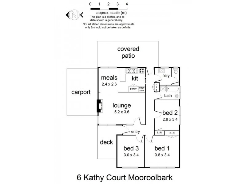 6 Kathy Court, Mooroolbark VIC 3138 Floorplan
