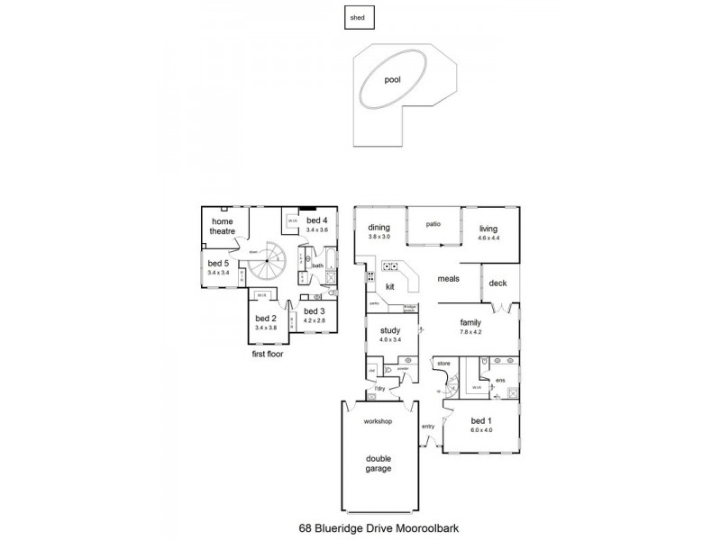 68 Blue Ridge Drive, Mooroolbark VIC 3138 Floorplan