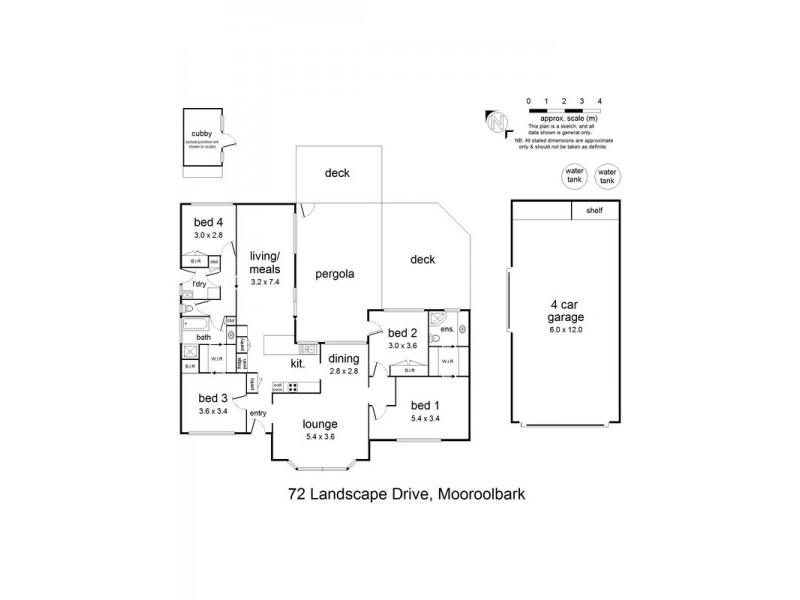 72 Landscape Drive, Mooroolbark VIC 3138 Floorplan